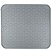 XL Silicone Dish Drying Mat (17.8 x 15.8 Inches), Draining Mat for Kitchen Counter, Grey