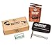 Bigfoot Shaves | Double Edge Single Blade Safety Razor Kit | Classic Razor | Smooth Shave Without Razor Burns | Excellent Gift Idea | Includes: Travel Case, Mirror & Blades | Silver Razor