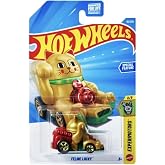 Hot Wheels Feline Lucky [Gold Cat] Experimotors 2/5, 92/250, 1:64 Scale Diecast Toy Vehicle