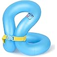 Floaties Swim Vest for Child, Portable Inflatable Pool Floats Swimming Ring with Adjustable Safety Buckle, Safety Swim Arm Bands with Double Surround Air Bag, Durable Float Tube for Kids