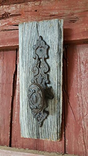 Vintage Doorknob on Reclaimed Wood, Coat Hook, Hanger