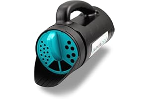 MAV AQUADOC AquaDoc Ice Melt Hand Spreader for Snow Salt, Fertilizer, Grass Seed Shaker - Multi-use Hand Held Salt Spreader for Snow with Multiple Size Openings