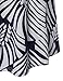 Timeson Women 3/4 Sleeve Tops, Ladies Floral Printed Tunic Shirts Cuffed Sleeve Notch Neck Blouse Multicolor Blue L