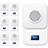 Upgraded Ultrasonic Pest Repellen (6 Packs), Indoor Insect Repeller, Pest Control, Repellent Roach, Mouse, Bugs, Mosquito, Mice, Spider, Ant, Rodent Repellent Ultrasonic Plug in