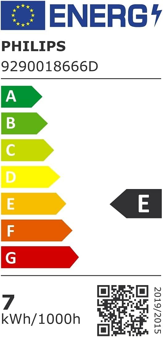 Philips LED Premium Classic Frosted A-Shape A60 Light Bulb [B22 Bayonet Cap] 7W - 60W Equivalent, Warm White (2700K)