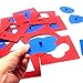 QLL Baby Toys Montessori Materials Professional Quality Metal Insets Set/10 Early Childhood Education Preschool Geometrical Shapes