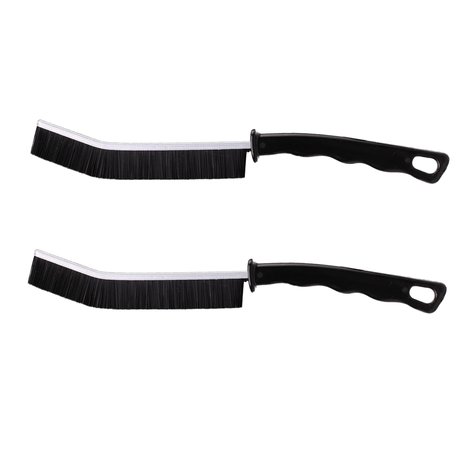 2 Pcs Crevice Cleaning Brush Hard Bristle Gap Brush Multifunctional for Bathroom Household Kitchen Tiles Window Crevice Cleaning Tool (Style 2)