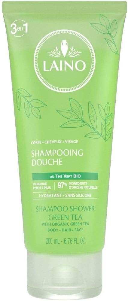 Laino Shampoo Shower Organic Green Tea 100ml