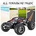 Hosim High Speed RC Off-Road Car 9112, 38km/h 1/12 Scale Radio Controlled Electric All Terrain Car - 2.4Ghz 2WD Remote Control Monster Truck for Both Kids and Adults (Red)