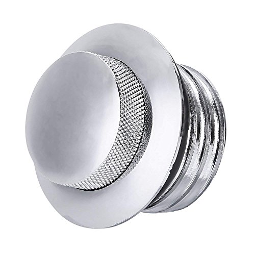 DLLL Motorcycle CNC Aluminum Fuel Gas Tank Oil Cap for Harley Davidson Sportster XL 1200 883 X48 Dyna Softail FXD FL XL FLT Big Twin Touring Road King (Silver) - Thumbnail 2