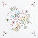 Jack Dempsey Needle Art Fluttering Butterflies 18 inch Quilt Blocks