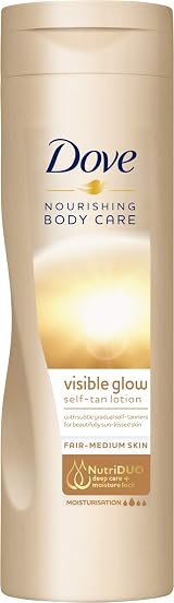 Dove Nourishing Body Care Self Tanning Lotion 250ml Fair to Medium 3x view 2