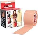 Rocktape Kinesiology Tape for Athletes, H2O Beige, 2