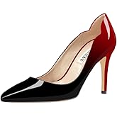 JOY IN LOVE Pumps for Women 3.5" Stiletto High Heels Pointy Toe Pumps Shoes