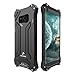 Galaxy S8 Case Metal, LIGHTDESIRE Slim Shockproof Rugged Military Aluminum Bumper Frame with Anti-Slip Side Grip for Samsung Galaxy S8 edge (Black)