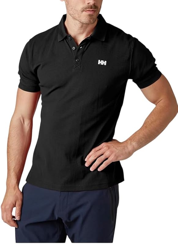 Herren Driftline Poloshirt, 990 Black, S EU