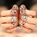 Micro Diamond DIY Rhinestones Crystal Non Flat Back Hotfix Rhinestones Need Glue Nail Art Decoration 02 Clear AB