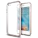 iPhone 6s Case, Spigen [Neo Hybrid EX] PREMIUM BUMPER [Rose Gold] Clear TPU / PC Frame Slim Dual Layer Premium Case for iPhone 6 (2014) / 6s (2015) - Rose Gold (SGP11725)