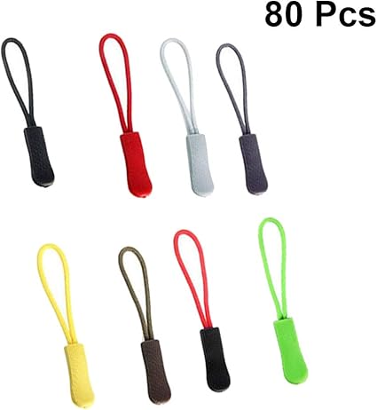 Supvox 80 Stucke Reissverschlussanhanger Reissverschlusszipper Zipper Anhanger Reissverschluss Zieht Fur Kleidung Jacken Rucksack Mantel Amazon De Sport Freizeit
