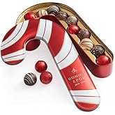Christmas Chocolate Gift Baskets, Candy Cane Tin Gift Box, Holiday Present For Men, Women, Kids, Families, Corporate –Bonnie 