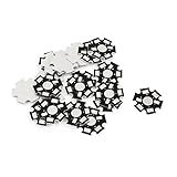 Games&Tech 50 x LED Heatsink Aluminum Base Star Plate PCB Bead 1W 3W