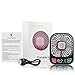 D-FantiX 4-inch Portable Fan 3 Speeds Mini USB Fan Rechargeable Desktop Fan Handheld Fan Battery Operated with LED Light (Black)