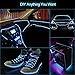 ZITRADES Neon String Lights, 15ft Ice Blue EL Wire, Portable, 3 Lighting Modes, Indoor, Battery Powered, Party Decorations