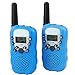 LeeKer LK-R018 Walkie Talkie for Kids 22CH LCD Display Flashlight VOX Function Two Way Radio Toys(Skyblue, 1 Pair)