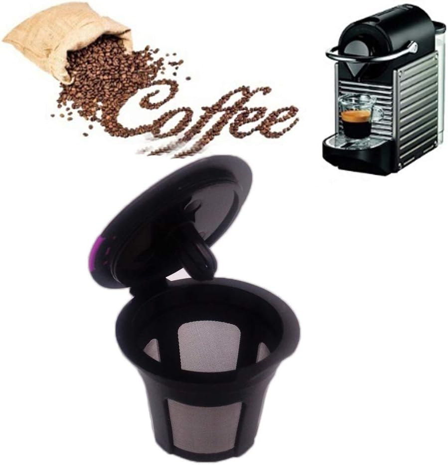 i cafilas Reusable Coffee Capsules Cups Kitchen Refillable Coffee Filter Basket Funnel Capsules Pods Household Drinkware