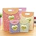 RBHK Gold Foil Thank You Sticker Heart Shape Labels, 500 Stickers per Roll (1 Roll)