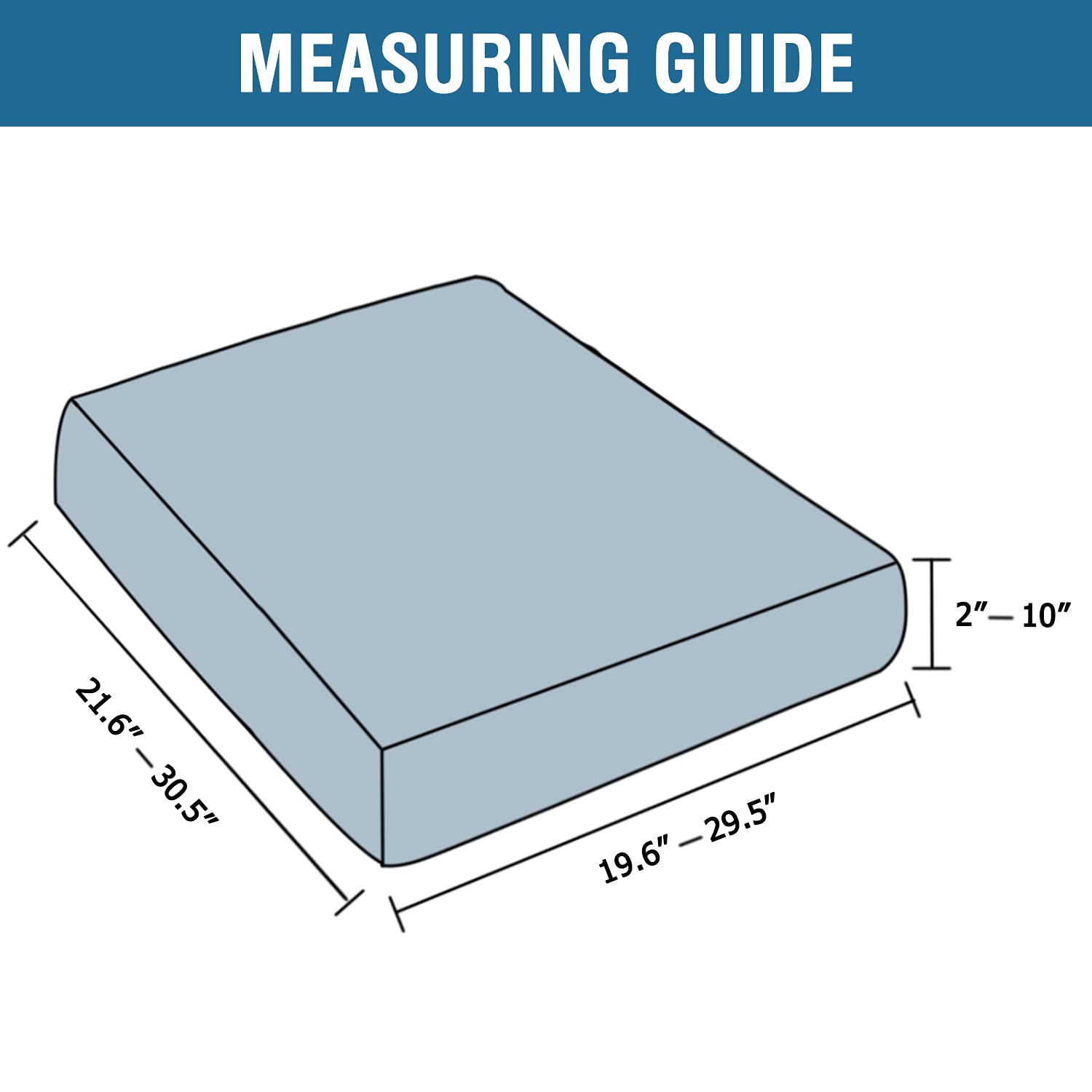 H.VERSAILTEX High Stretch Individual Seat Cushion