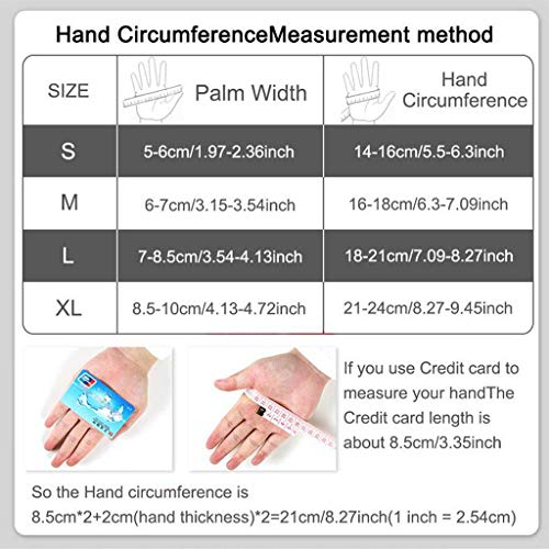 Full Palm Protection Padded Gloves for Men & Women, Non-Slip Gloves for Sports Gym Workout Exercise Boating Training Dirt Bike Weight Lifting