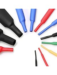 Tubo termorretráctil 2:1 Eventronic, 560 piezas, envoltorio de cable eléctrico surtido, tubo aislante, juego con caja (5 colores 12 tamaños)
