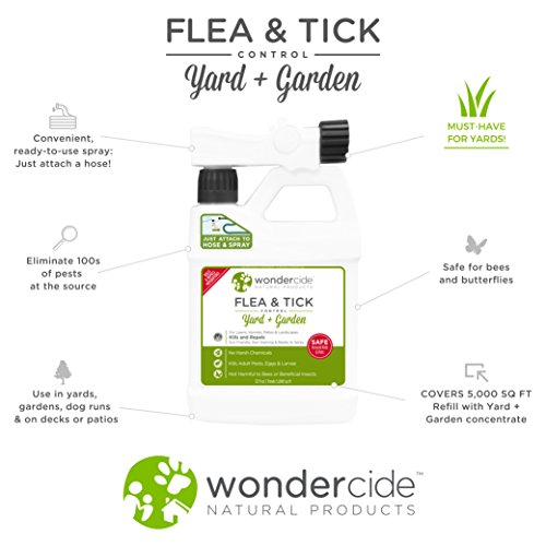 Wondercide Natural Flea & Tick Control Concentrate for Yard   Garden - 16 oz