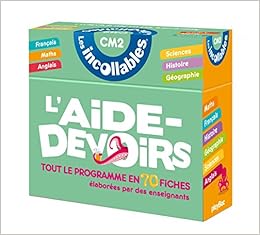 Amazon Fr Incollables L Aide Devoirs Cm2 Tout Le Programme En 70 Fiches Play Bac Livres