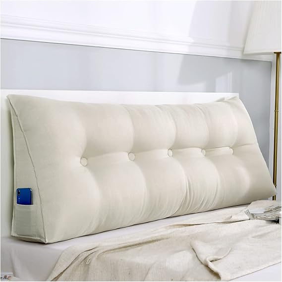 Headboard Backrest Pillows Large Backrest Positioning Support Wedge