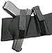 Concealed Carry Belly Band Holster| Belly Band Gun Holster| Belly Band Holster|Fits Glock 17, Glock 19, Glock 21, Glock 22, Glock 23, Glock 26, Glock 27, Glock 42, Glock 43, and Smaller Glock Models, S&W Shield, S&W M&P, and Similar sized Handguns, Sig Sauer, p220, p226, p228, p229, p239, p250, Berretta 92fs, Ruger SR9, and Similar models, 4 inch barrel revolvers, 2.5 inch barrel revolvers