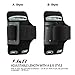J&D Armband Compatible for Samsung Galaxy S6 Edge Armband, Sports Armband with Key Holder Slot for Galaxy S6 Edge Running Armband, Perfect Earphone Connection While Workout Running, Black