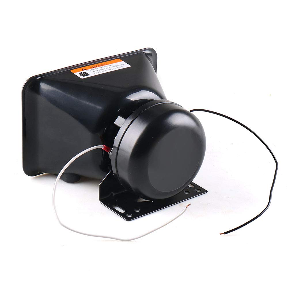 12V 200W 9 Tones Loud Car Warning Alarm Police Siren Horn Speaker PA with Handheld Microphone System for Truck,Police,Vehicles,Car,SUV,ATV,Ambulance