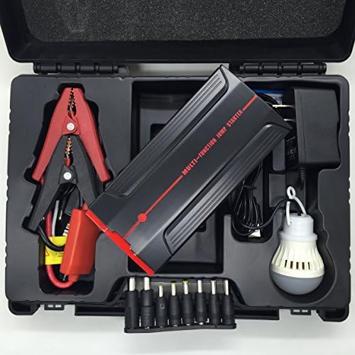 SPEED Car Jump Starter 35000mAh Booster Emergency Power Source Emergency Auto Start Power &amp; Ultra-bright LED Flash Light for SOS &amp; High Capacity Power Bank for Cellphone Tablet Laptop