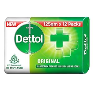 Dettol Original Soap – 125 g (Pack of 12)