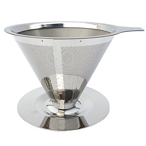 Buy Stainless Steel Double Layered Coffee Filter Reusable / Paperless