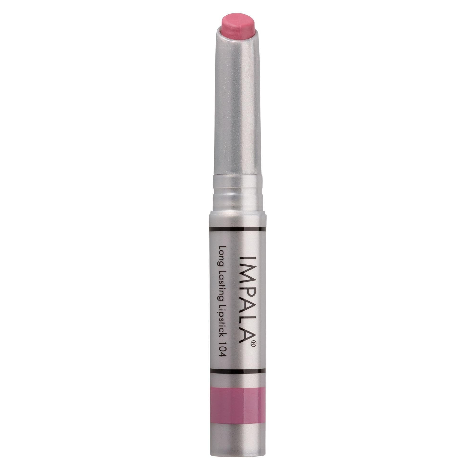 Impala Longlasting Lipstick Color 104 Petal Pink Metalic