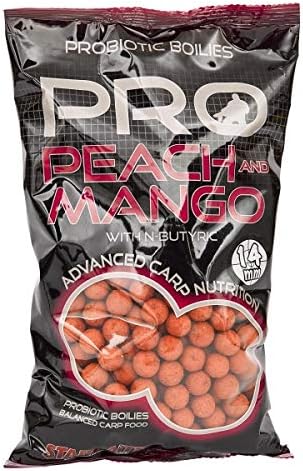 Starbaits - Probio Peach & Mango Boilies 14mm 1Kg - 39335