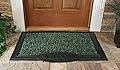 GrassWorx Clean Machine Big Welcome Doormat, 24" x 36", Evergreen (10372051)
