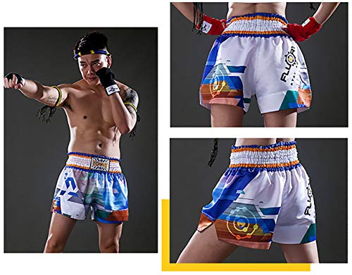 image for FLUORY Muay Thai Fight Shorts,MMA Shorts Clothing Training Cage Fighti