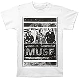 Bravado Men's Muse Photo Block T-Shirt , White, X-Large