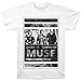 Bravado Men's Muse Photo Block T-Shirt, White, X-Large