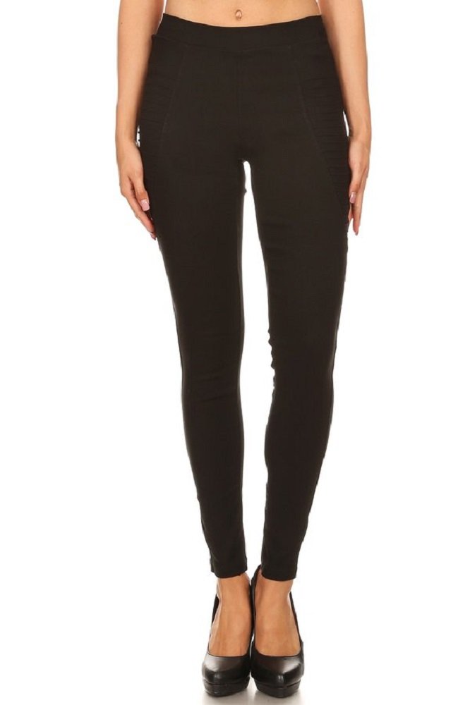 Jvini Women's High Waisted Pleated Pull 