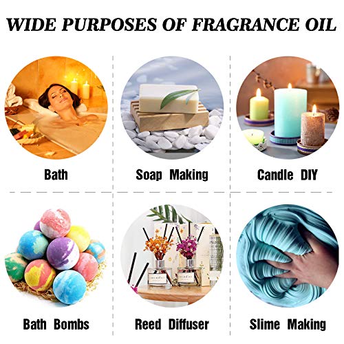 Fragrance Essential Oil - Organic 6pc Holiday Breeze Scent Gift Set - Perfect for Candle Making, Soap Scents, Slime… - Image 5